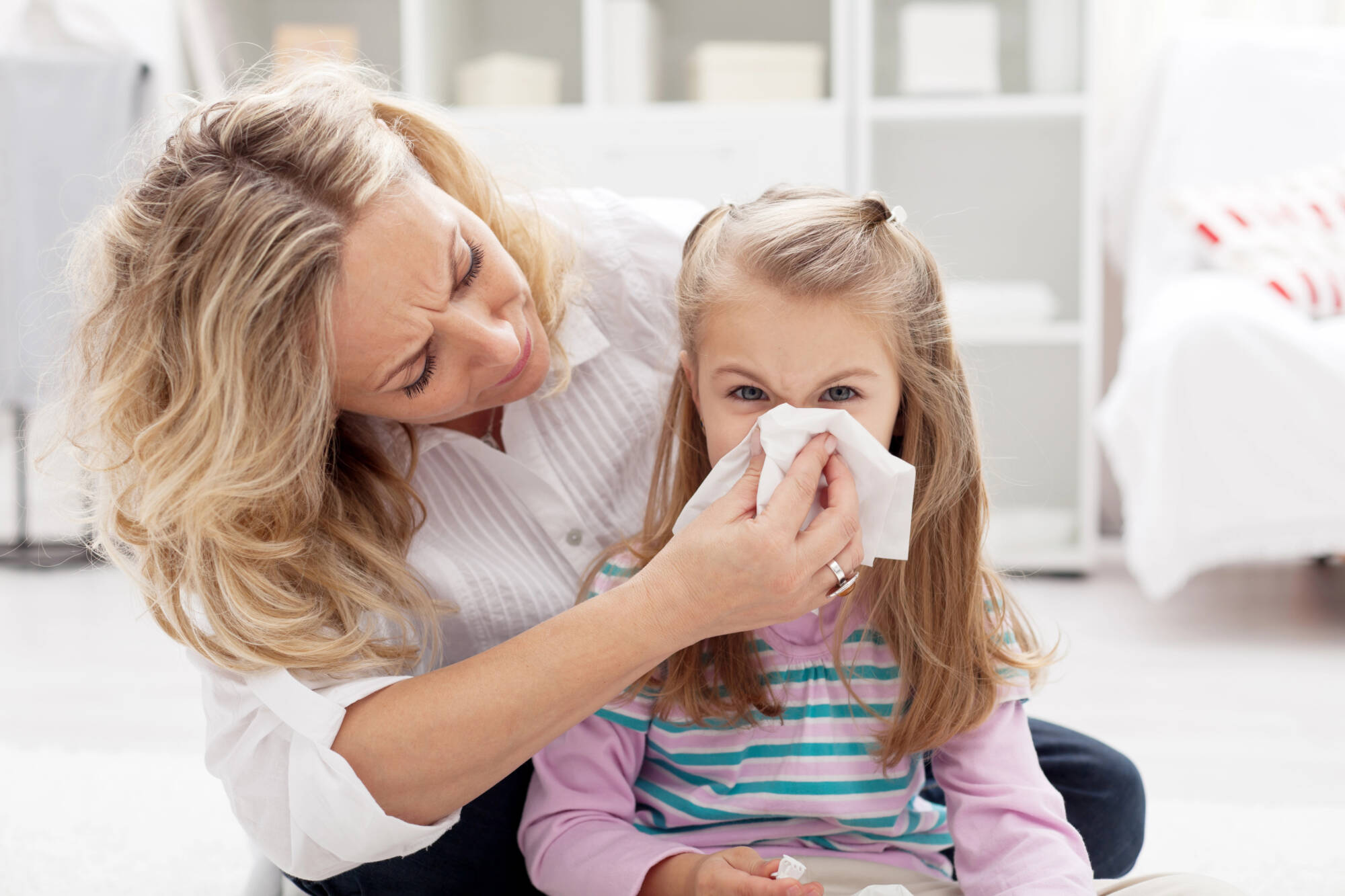 Child with a cold